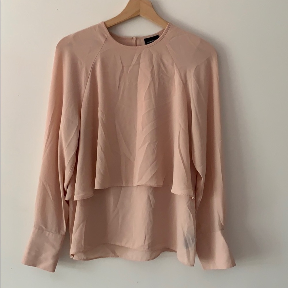 Flowy pale pink shirt